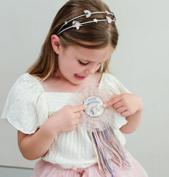 Unicorn Birthday Badge