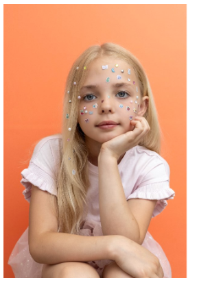 Bright Gem Stick On Earrings