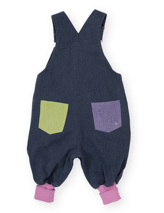 Austen Colourblock Baby Overalls