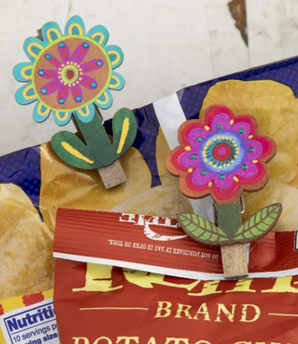 Magnet Happy Clip - Flowers