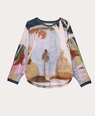 Dahlia Batwing Sweat - Night Herons