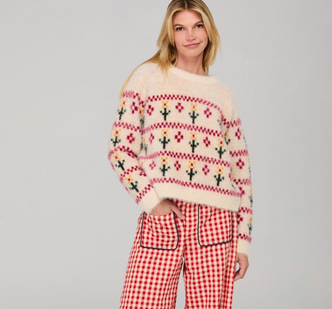 Flower Jumper - Cream