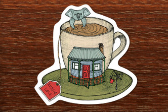 Koala Teacup - Magnet