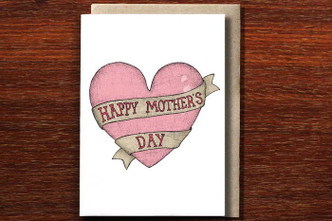 Mother's Day Heart - Greeting Card