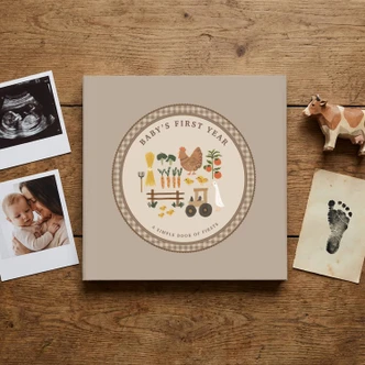 Little Farmer Baby Memory Book