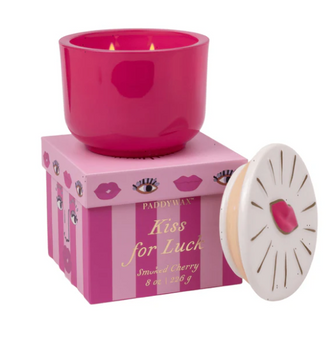 Charmed Kiss Ceramic Candle 8oz - Incense & Smoke