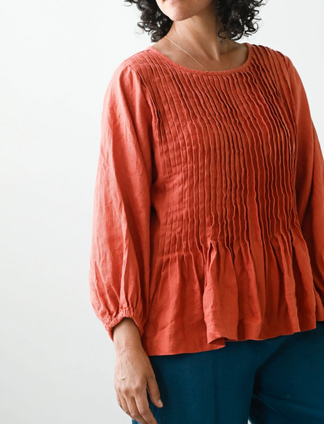 Amelia Top - Burnt Orange