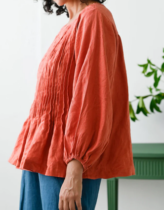 Amelia Top - Burnt Orange
