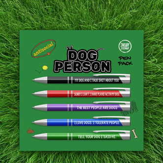 Anti-Social Dog Person Pen Pack