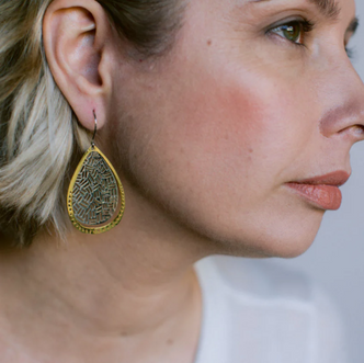 Boho Mixed Metal Earrings