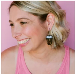 Midi Coffee Cup Earrings