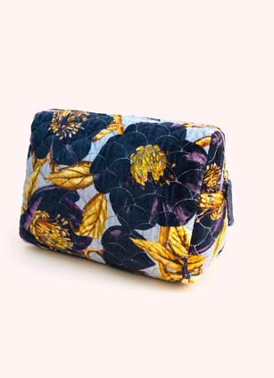 Qulited Velvet Washbag