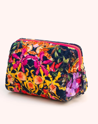 Quilted Velvet Vanity Bag