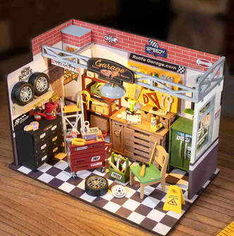 DIY Mini House Garage Workshop