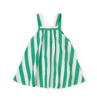 Happy Stripe A Line Dress