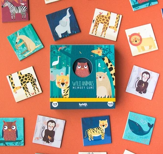 Wild Animals Memo Game - Londji