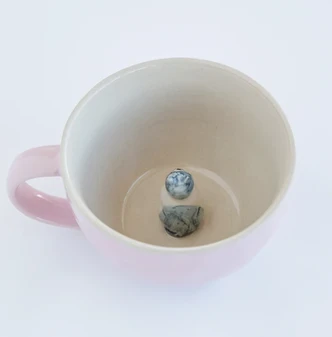 Bisque Figurine Mug - Cat
