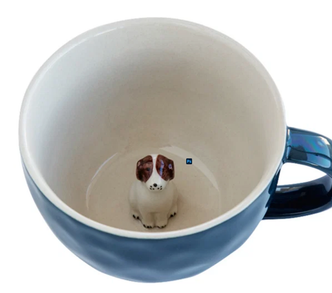 Bisque Figurine Mug - Dog