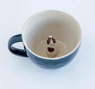 Bisque Figurine Mug - Dog
