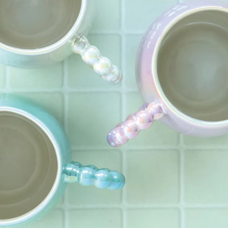 Bisque Iridescent Pearls Mug - New Day