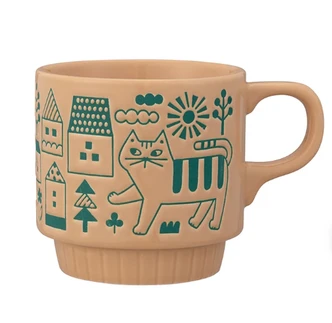 Decole Walking Cat Mug