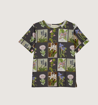 Apollo Tee - Charcola Archive Floral