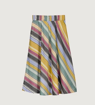 Wave Skirt - Atlas Stripe