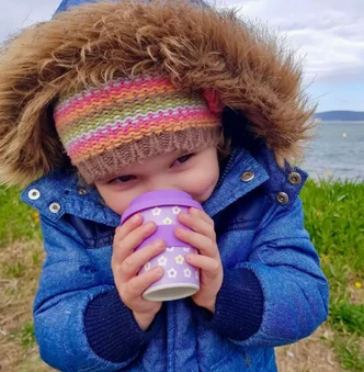 'flower' Babychino Cup - Straw Included