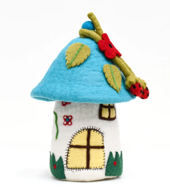 Fairies and Gnomes House - Blue Roof