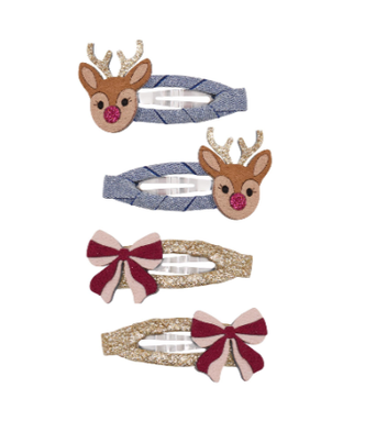 Rudolph Bow Clips