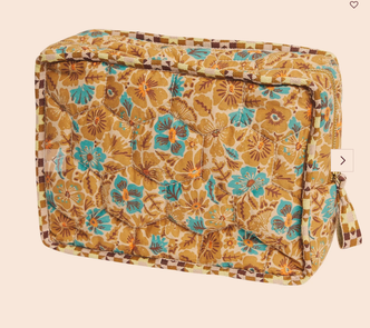 Magnolia Vanity Bag - Turquoise