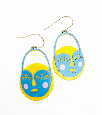 Eclipse Sun & Moon Earrings