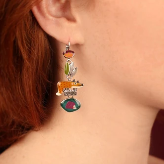 Fox Earrings 10795