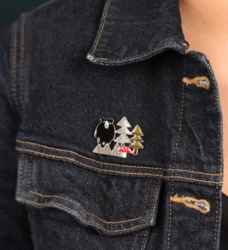 Grizzli Brooch 09213