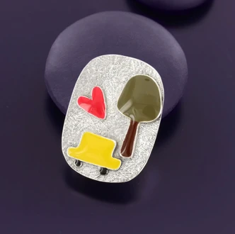 Gommettes Brooch 04205