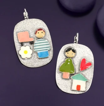Gommettes Earrings 04729