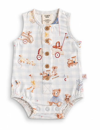 Toy Parade Button Up Romper