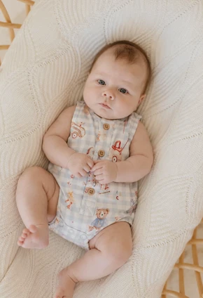 Toy Parade Button Up Romper