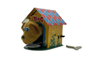 Wind Up Toy Dog House