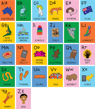 Australia A-Z Flash Cards