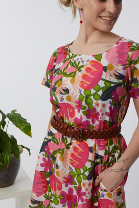 Bushwalk print on sadie shift dress Bushwalk print on sadie shift dress