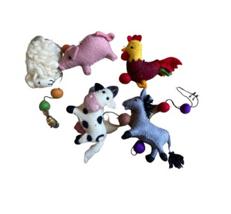 Hanging Farm Animals