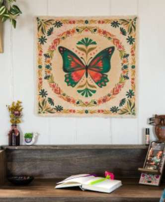 Canvas Tapestry Butterfly