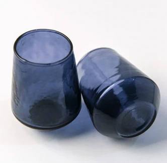 Hand Blown Glass Tumblers Set 2
