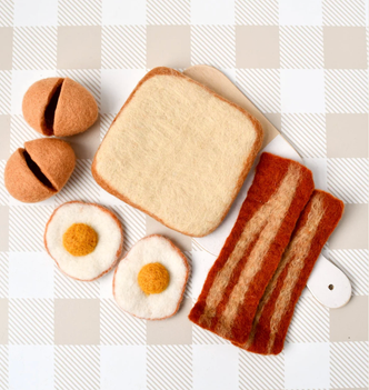 Felt Bacon & Eggs Set