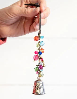 Blessing Bell Car Charm Angel