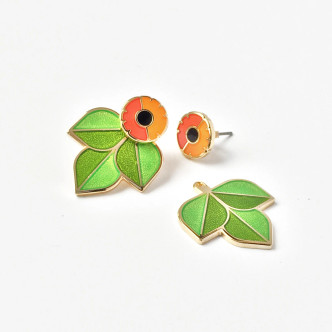 Anenome Jacket Earrings