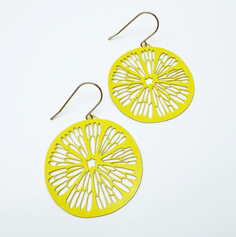 Citrus Slice Earrings