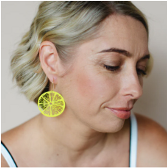 Citrus Slice Earrings