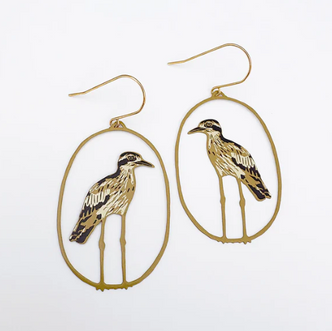 Bush Stone-Curlew Earrings